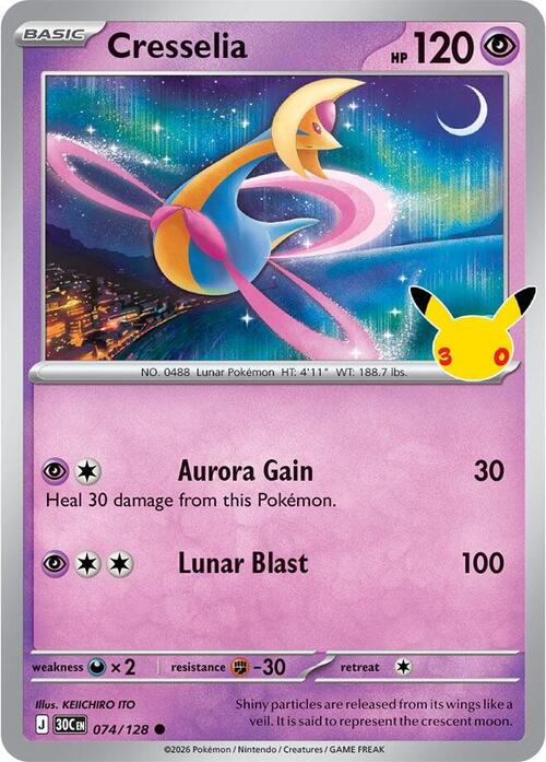 Cresselia Card Front
