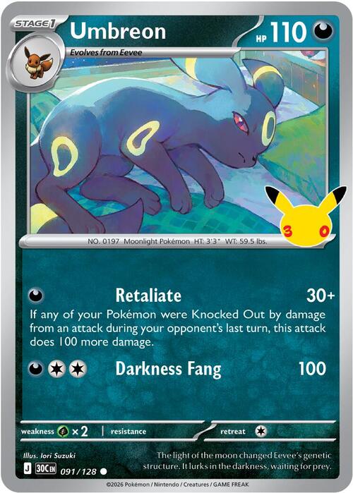 Umbreon Card Front