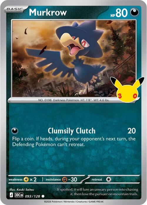 Murkrow Card Front