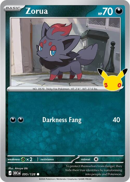 Zorua Card Front