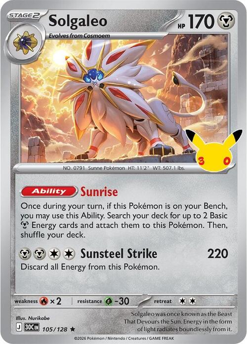 Solgaleo Card Front