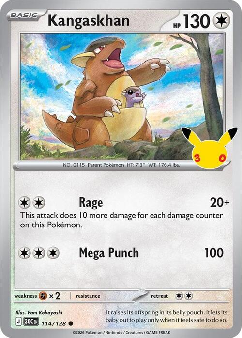 Kangaskhan Card Front