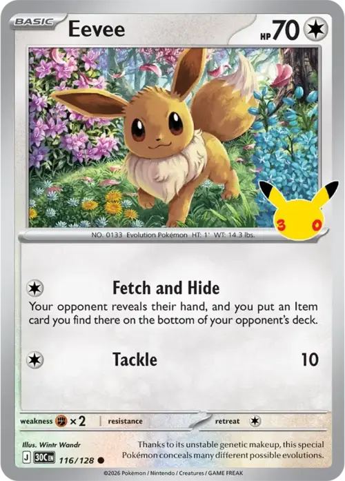Eevee Card Front
