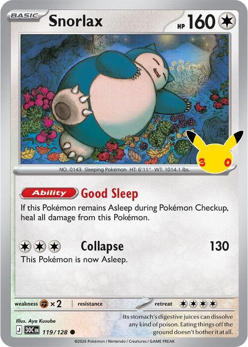 Snorlax Card Front