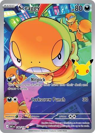 Scraggy Card Front