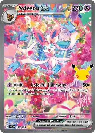 Sylveon EX Card Front