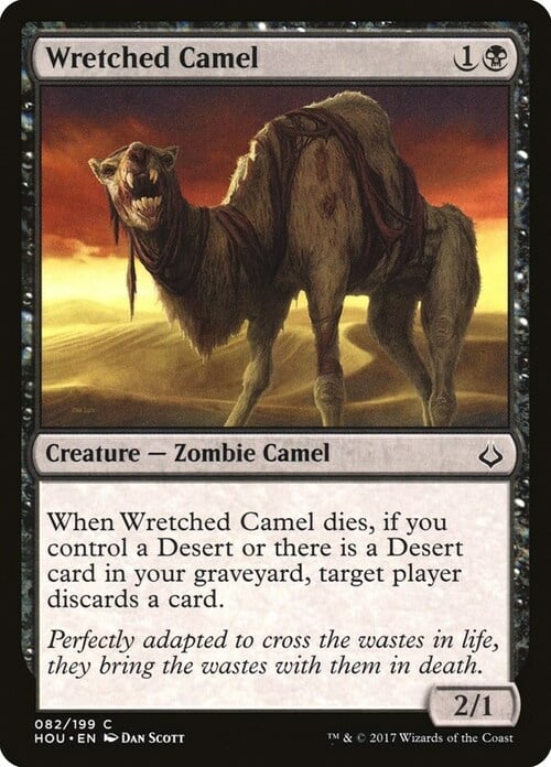 Wretched Camel Card Front