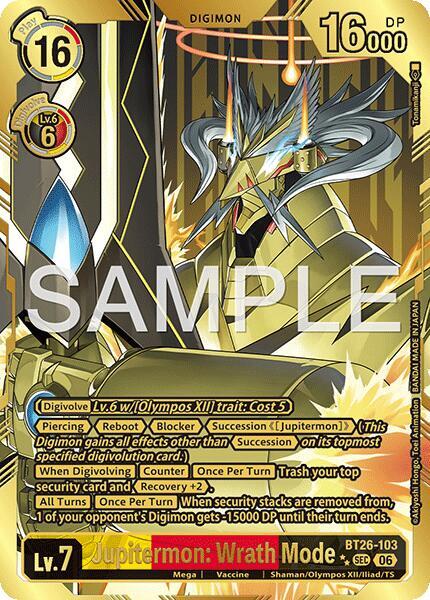 Jupitermon: Wrath Mode Card Front