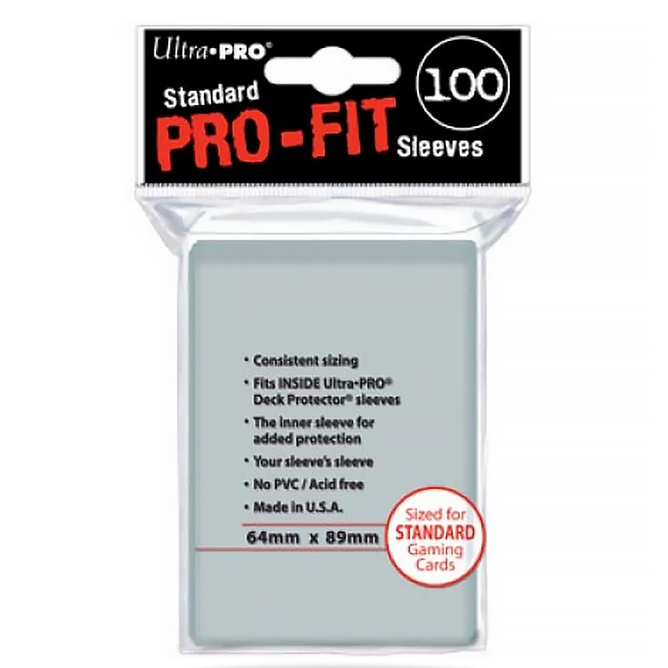 100 Buste Ultra Pro Pro-Fit