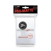 100 Ultra Pro Pro-Matte Sleeves (White)