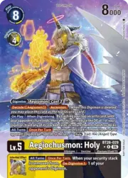 Aegiochusmon: Holy · Box Topper BT26-029