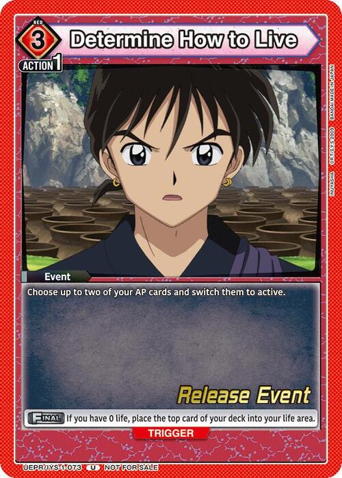 Determine How to Live Card Front