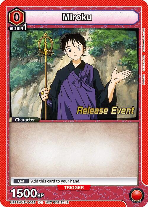 Miroku Card Front
