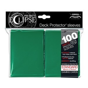 100 Ultra Pro Pro-Matte Eclipse Sleeves (Green)