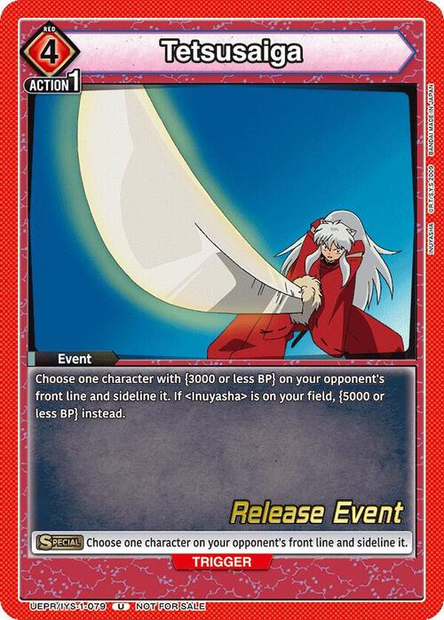 Tetsusaiga Card Front