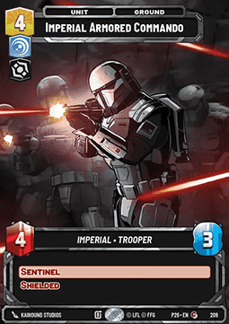 Imperial Armored Commando Card Front