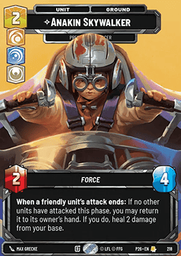 Anakin Skywalker - Prescient Podracer Card Front