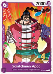 Scratchmen Apoo · 4th Anniversary Stamp OP17-070