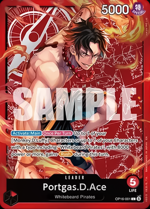 Portgas.D.Ace Card Front