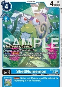 ShellNumemon Card Front