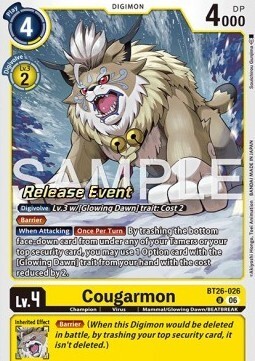 Cougarmon Card Front