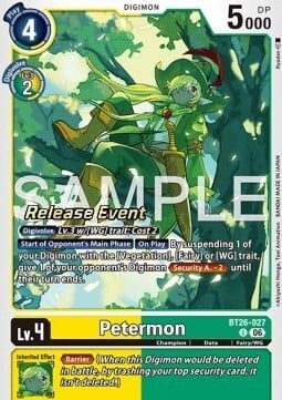 Petermon Card Front