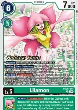 Lilamon Card Front