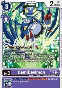 DemiDevimon Card Front