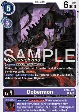Dobermon Card Front