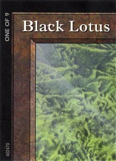 Black Lotus (Version 1) Card Front