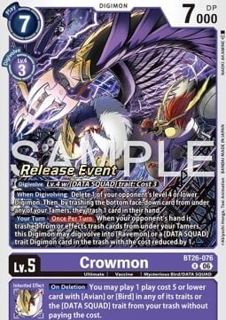 Crowmon Card Front