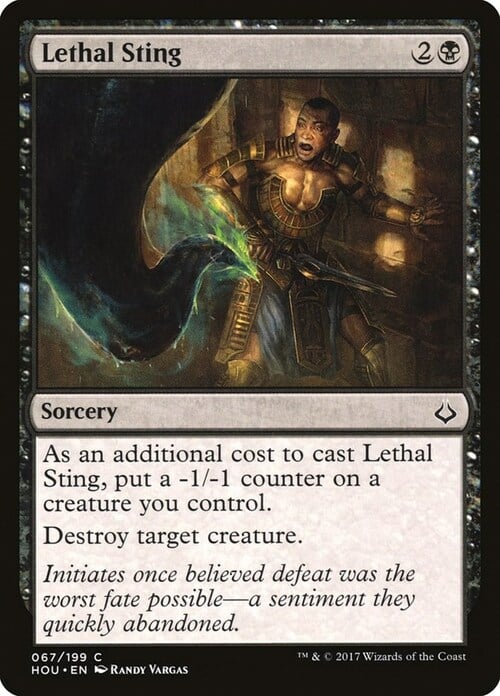 Lethal Sting Card Front