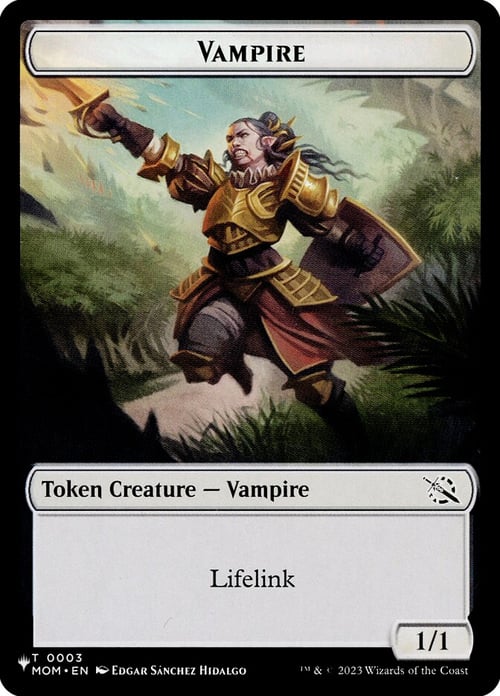 Vampire // Elemental Card Front