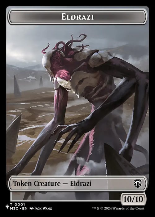 Eldrazi // Elf Warrior Card Front