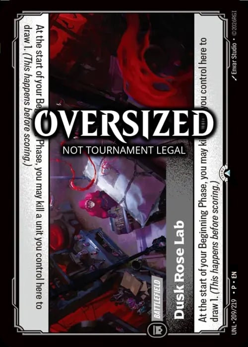 Dusk Rose Lab Card Front