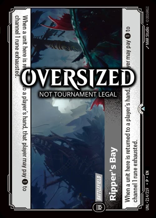 Ripper's Bay Card Front