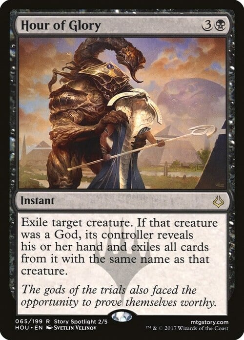 Hour of Glory Card Front