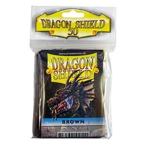 50 Dragon Shield Sleeves - Brown