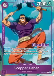 Scopper Gaban · CS 26-27 | Finalist Card Set Vol.1 OP13-067