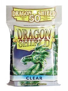 50 Dragon Shield Sleeves - Clear