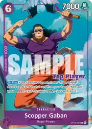 Scopper Gaban · CS 26-27 | Top Player Pack Vol.1 OP13-067