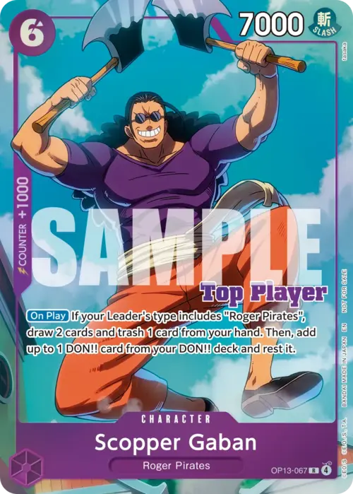 Scopper Gaban Card Front