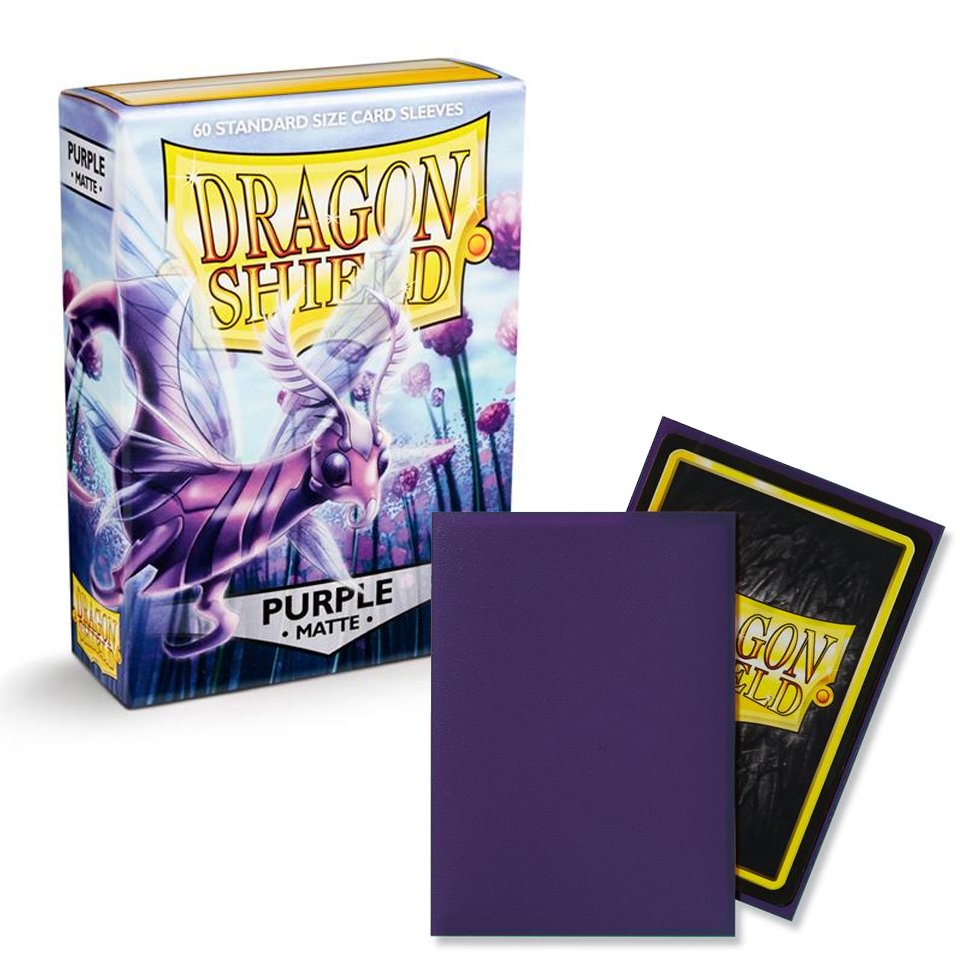 60 Dragon Shield Sleeves - Matte Purple