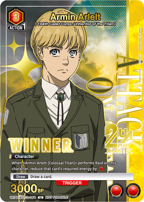 Armin Arlelt Card Front