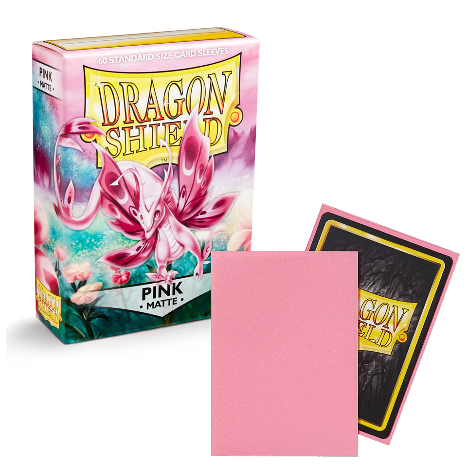 60 Dragon Shield Sleeves - Matte Pink