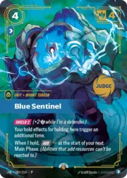 Blue Sentinel · Judge Promo 087
