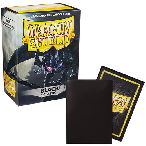 100 Dragon Shield Sleeves - Classic Black