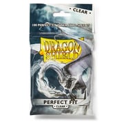 100 Dragon Shield Perfect Fit Sleeves - Clear