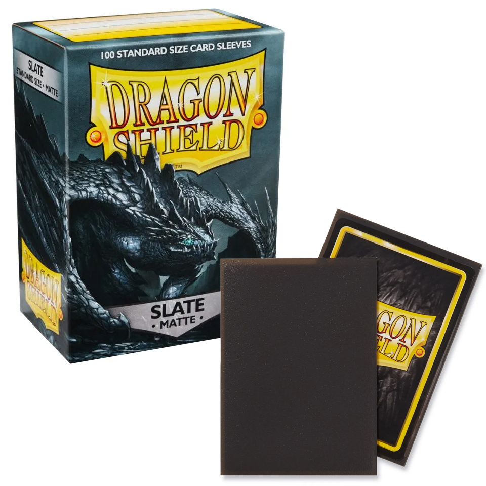 100 Dragon Shield Sleeves - Matte Slate