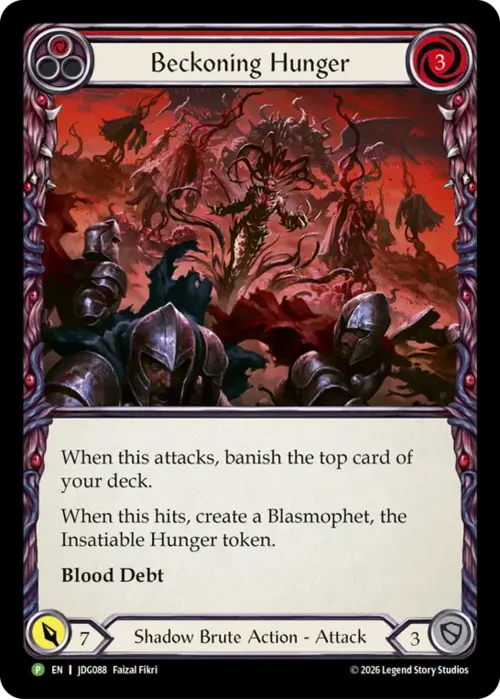 Beckoning Hunger - Red